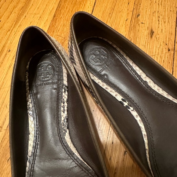 Tory Burch Python Ballet Flats - Picture 3 of 5